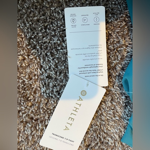 Athleta Transcend 7/8 tight - Picture 5 of 7